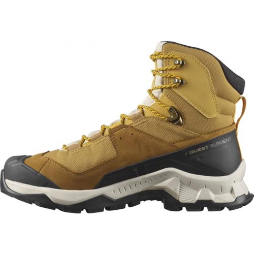 Salomon Men`s Quest Element Gore-tex Hiking Boots Cumin/Bleached Sand/Saffron