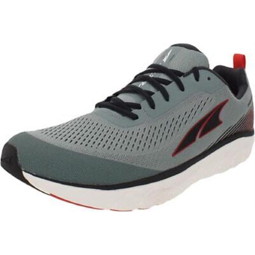 Altra Men`s Provision 5 Running Shoes Light Gray/red 11.5 D M US