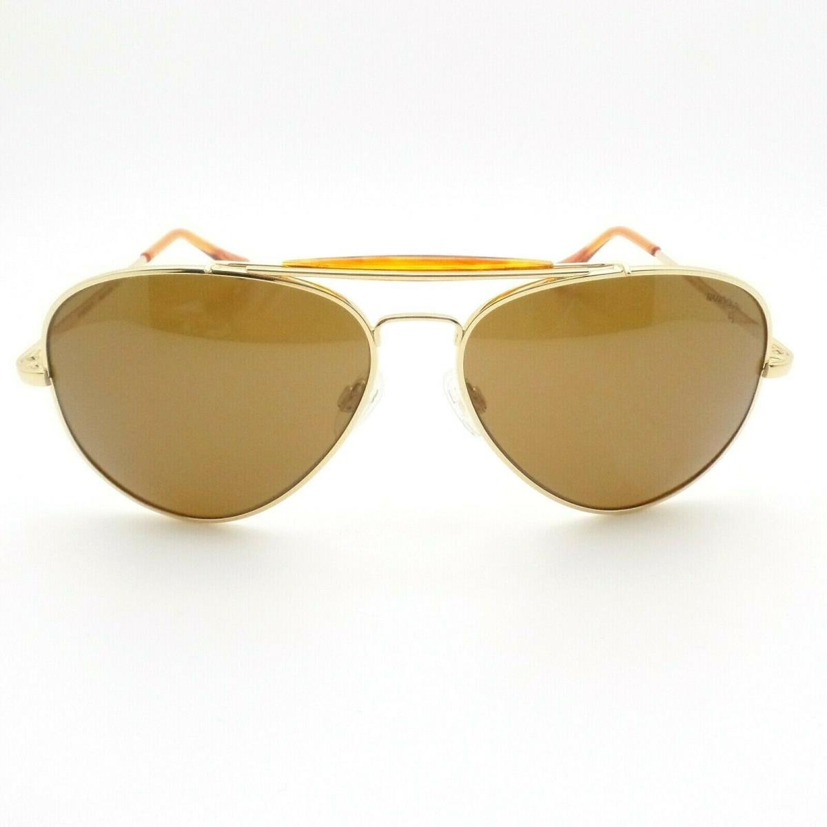 Randolph sunglasses Sportsman - 23k Gold Frame, American Tan Lens