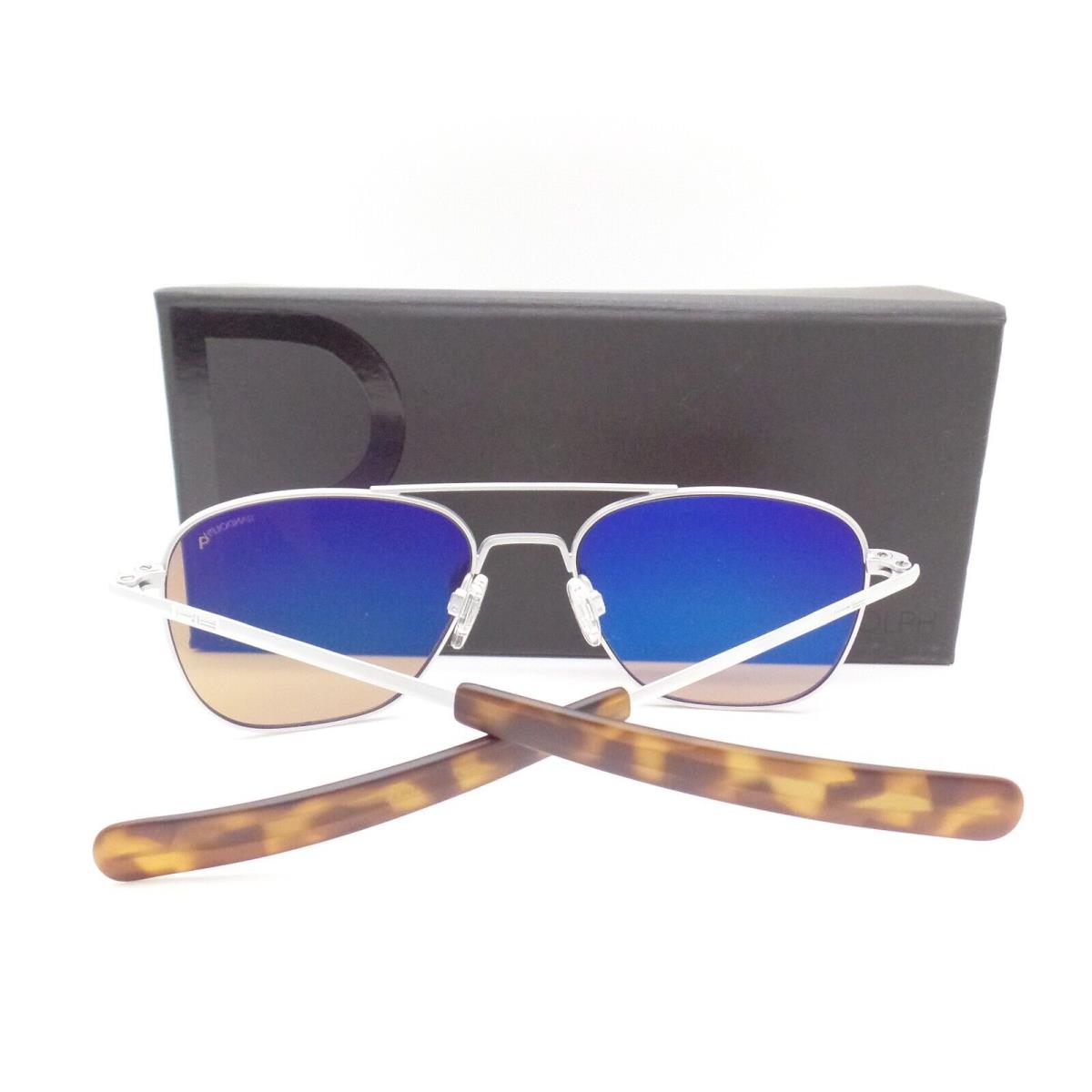 Randolph sunglasses  - Matte Chrome Frame, Northern Lights Lens
