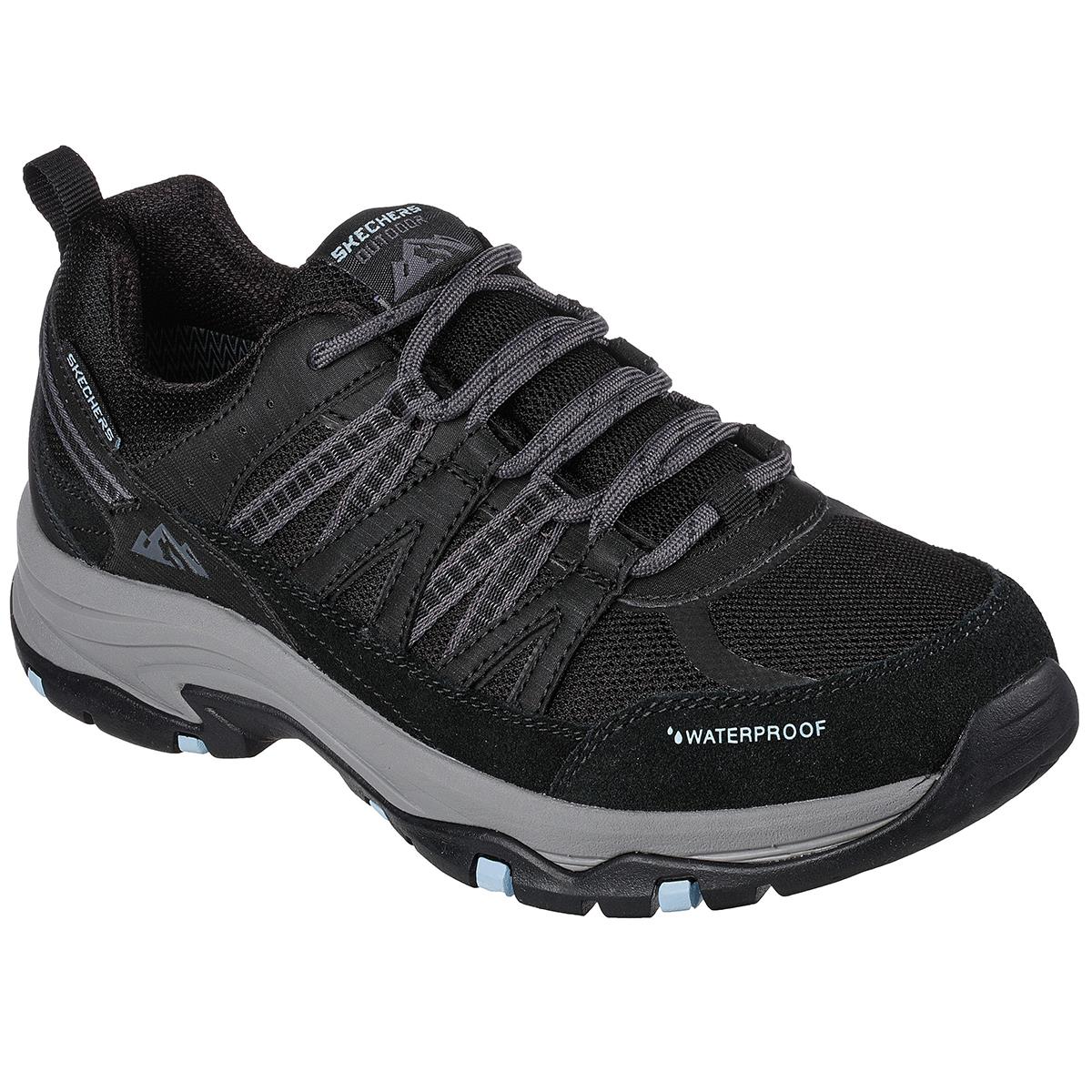 Skechers Women`s Relaxed Fit: Trego - Lookout Point Hiking Shoes BKBL
