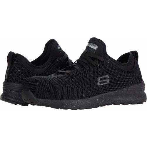 Skechers Women`s Bulkin Balran Comp Toe Industrial Shoe Black