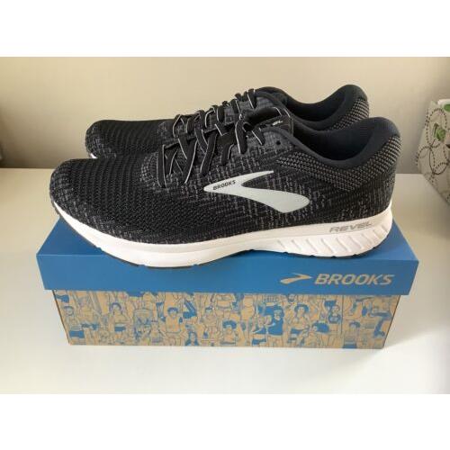 Brooks Revel 3 Men`s Running Shoes - Black - Sz 12
