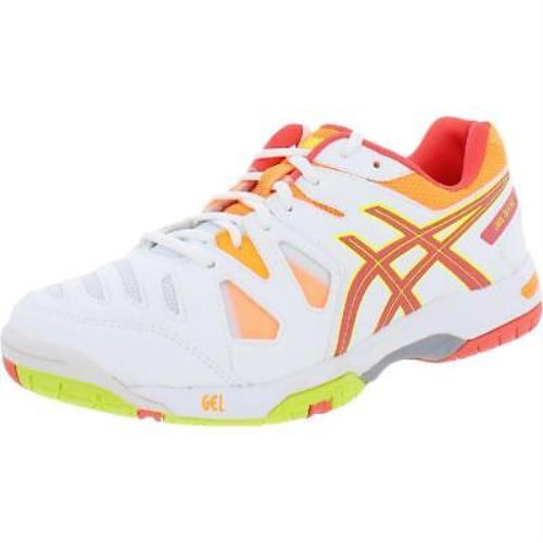 Asics Womens Game 5 Faux Leather Colorblock Tennis Shoes Sneakers Bhfo 4577