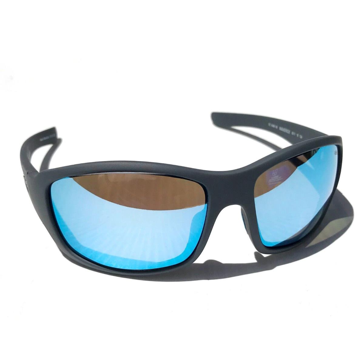 Revo sunglasses MAVERICK - Matte Grey Frame, Blue Lens