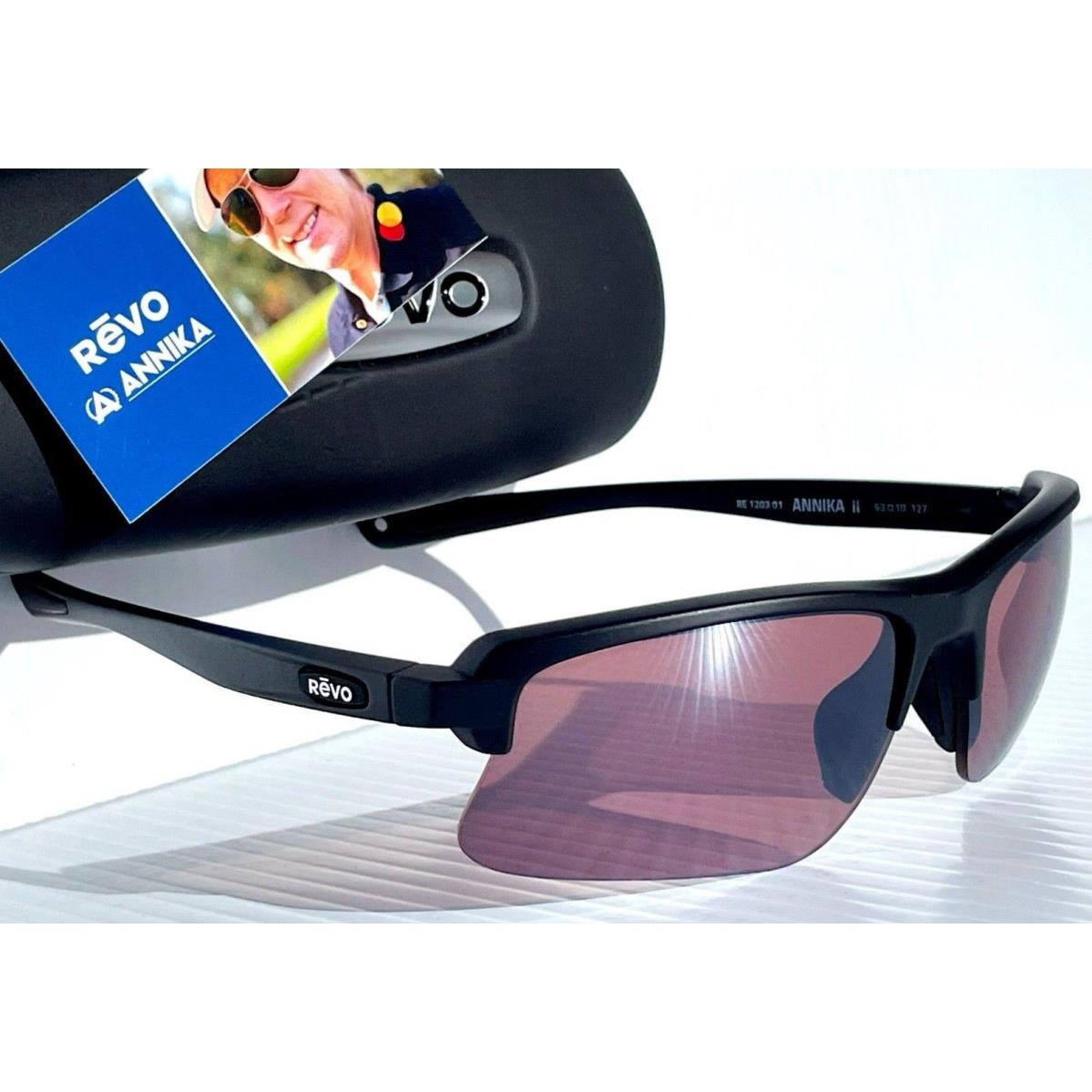 Revo sunglasses Annika - Black Frame, Red Lens