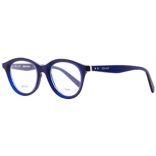 Celine Oval Eyeglasses CL41464 Pjp Blue 46mm 41464 050007352411