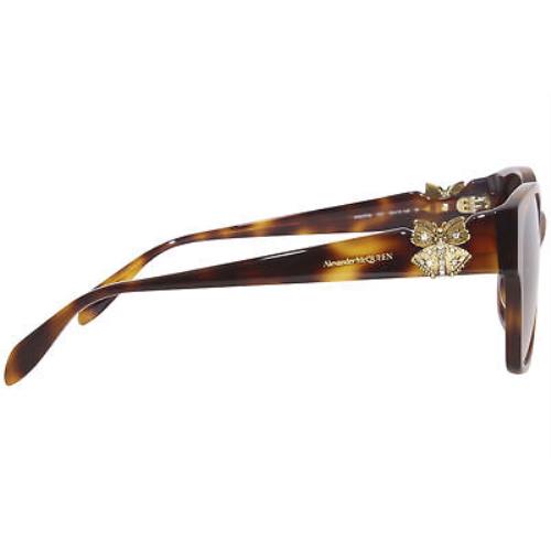Alexander McQueen sunglasses  - Havana Frame, Brown Lens