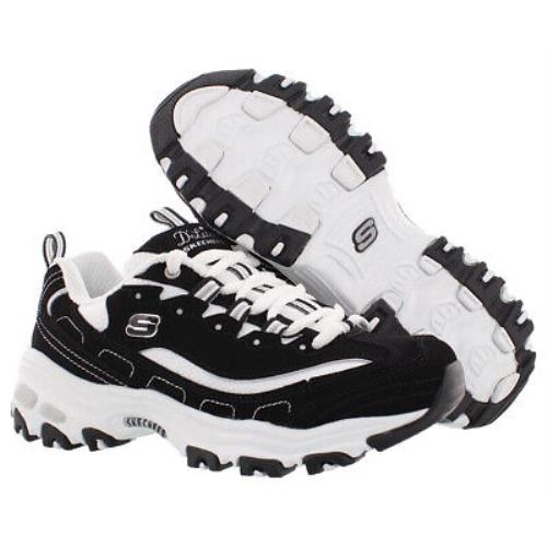 Skechers D`lites Wide Biggefan Wide Womens Shoes Size 5.5 Color: Black/white