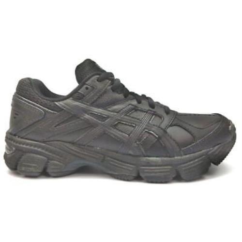 Asics Men`s S573L Lace Up Lightweight Running Shoes Black Size 6.5