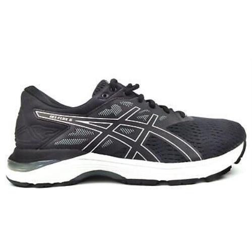 Asics Men`s Gel-flux 5 Lace-up Running Shoes Black Silver Carbon Size 8