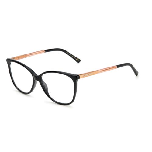 Jimmy Choo JC 343 807 Eyeglasses Black Frame 55mm