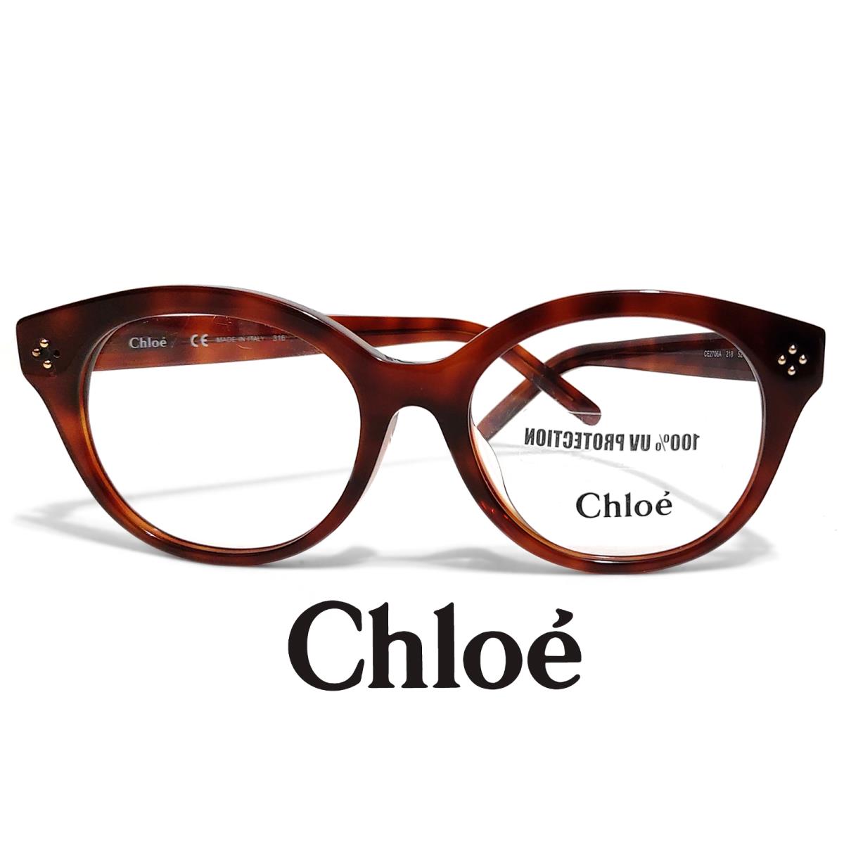 Chloé Chloe CE2706A 218 Chloe CE2706A 218 Havana Women Cat Eye Eyeglasses 52 17 140