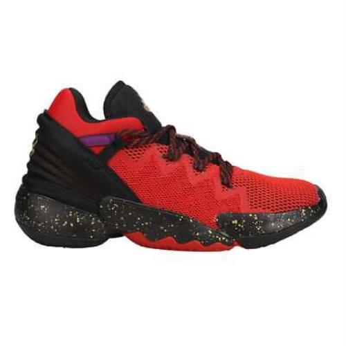 Adidas D.o.n. Issue #2 FX6490 D.o.n. Issue 2 Mens Basketball Sneakers Shoes Casual - Red