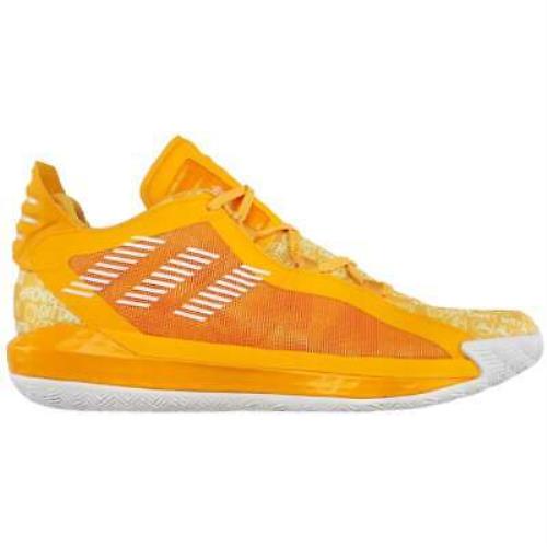 Adidas FV7074 Dame 6 Ruthless Mens Basketball Sneakers Shoes Casual - Yellow