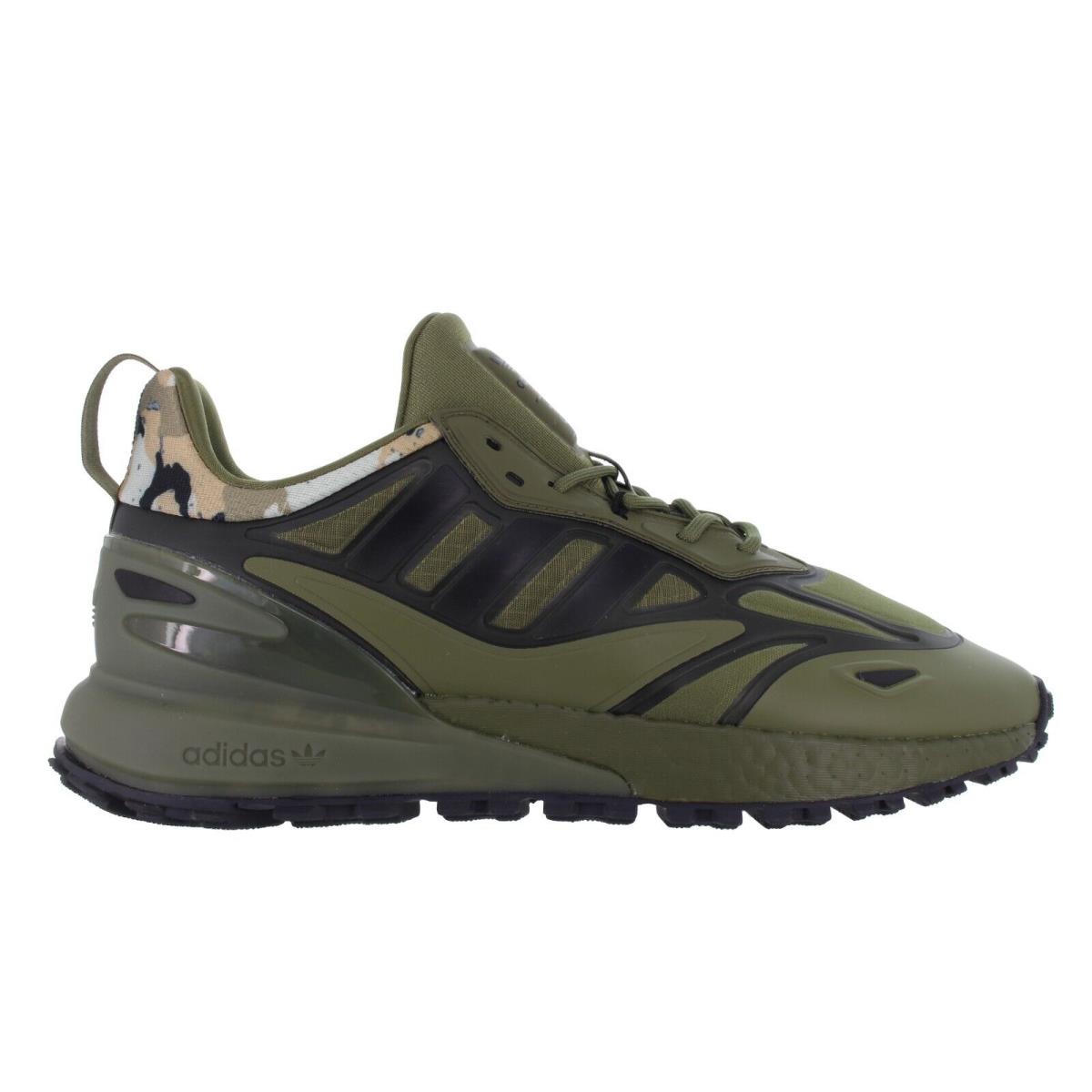 Adidas Men`s Originals ZX 2K Boost 2.0 Trail Olive/black Training Shoes