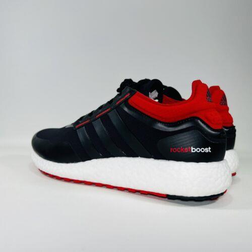 Adidas shoes Rocket Boost - Core Black / Vivid Red / Cloud White 6