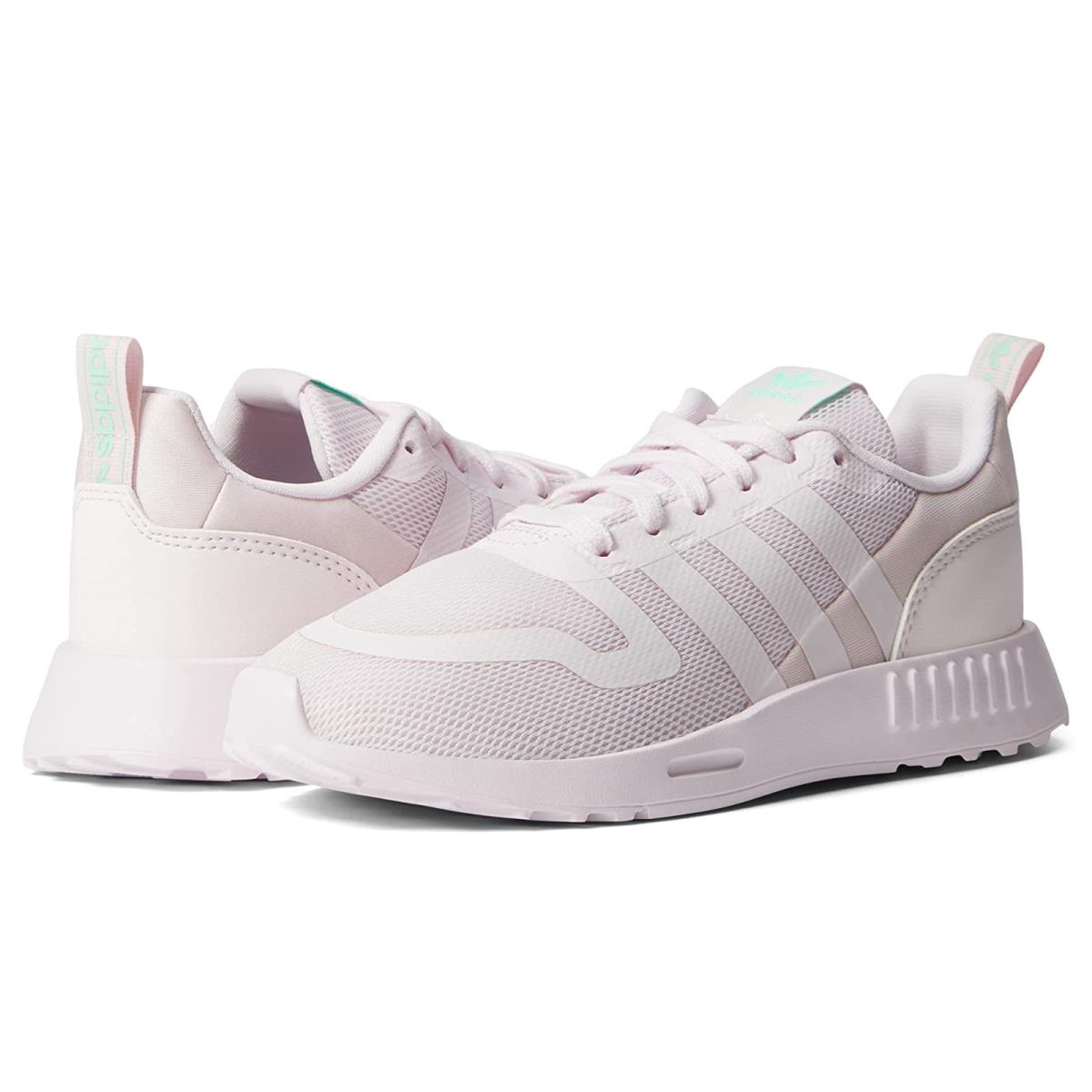 Girl`s Sneakers Athletic Shoes Adidas Originals Kids Multix Little Kid Almost Pink/Pulse Mint/Black