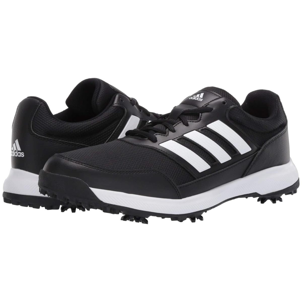 Man`s Sneakers Athletic Shoes Adidas Golf Tech Response 2.0 Core Black/Footwear White/Core Black