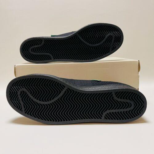Adidas shoes Superstar - Core Black / Core Black / Vivid Green 1