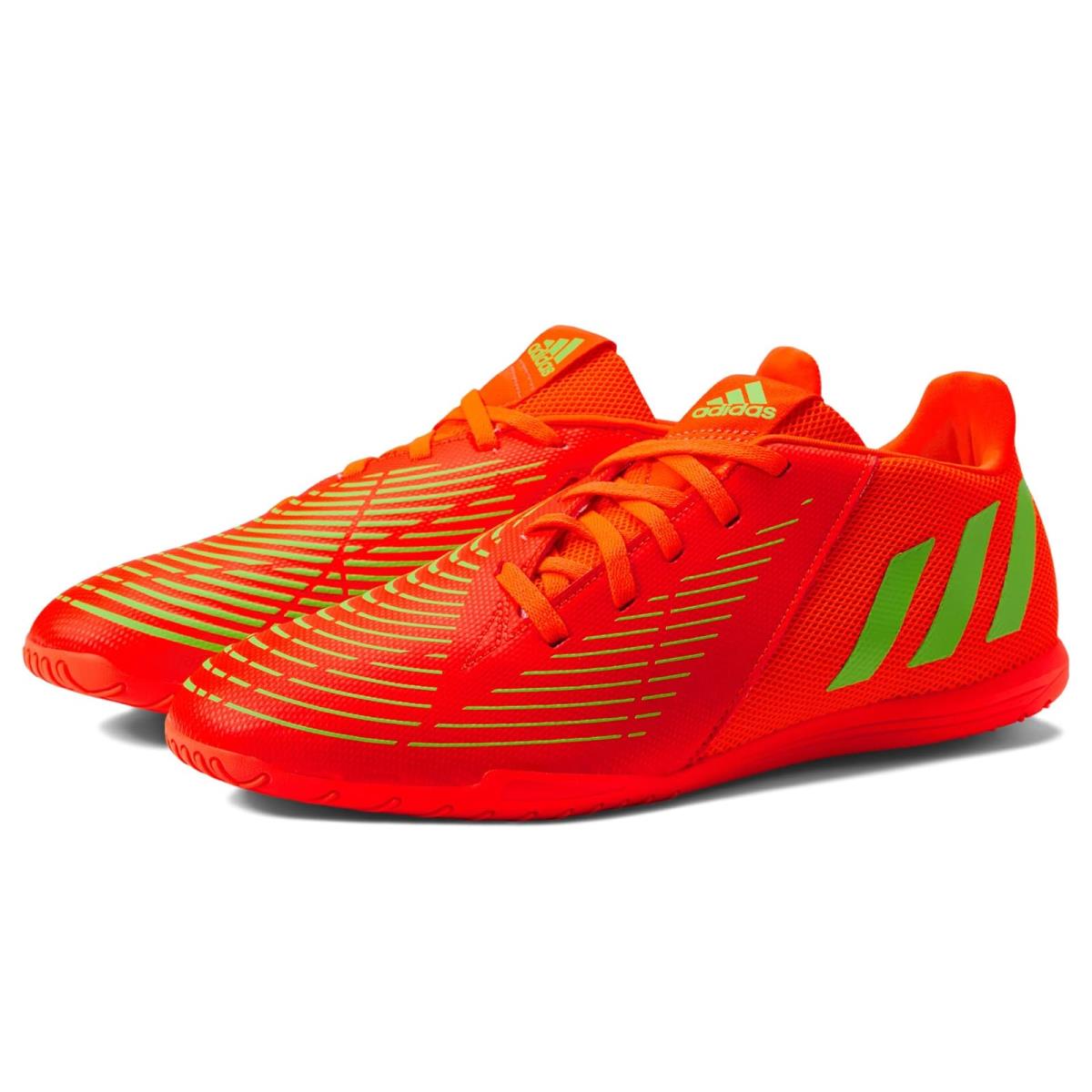 Unisex Sneakers Athletic Shoes Adidas Edge.4 Predator Indoor Sala Solar Red/Solar Green/Black