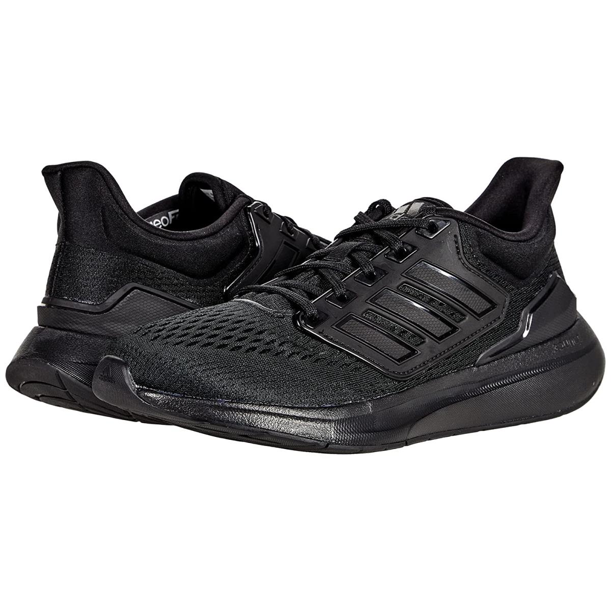 Woman`s Sneakers Athletic Shoes Adidas Running EQ21 Run Black/Black/Black