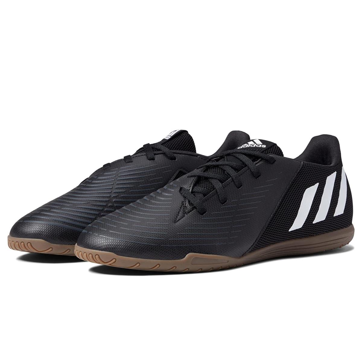 Unisex Sneakers Athletic Shoes Adidas Predator Edge.4 Indoor Sala Black/White/Vivid Red