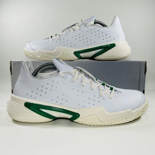 Adidas Barricade U Stan Men`s Tennis Shoes Athletic Sneakers White Green