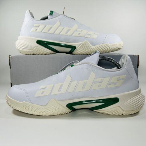 Adidas shoes Barricade Stan - Cloud White / Cloud White / Off White / Green 0