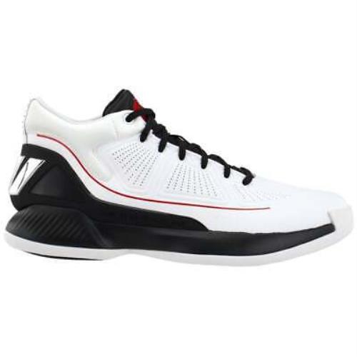 Adidas EH2369 D Rose 10 Mens Basketball Sneakers Shoes Casual - Black White