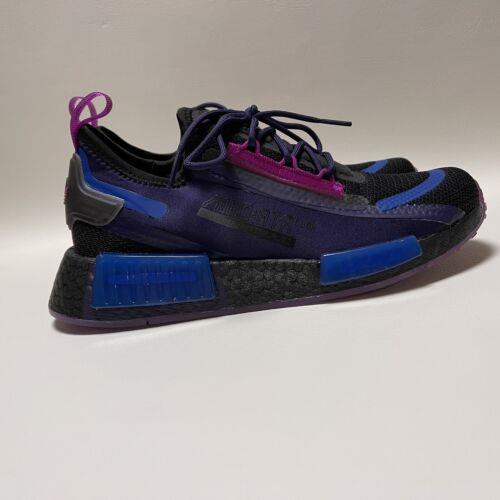 Adidas shoes NMD - Core Black / Dark Purple / Bold Blue 1