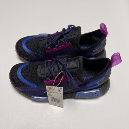Adidas shoes NMD - Core Black / Dark Purple / Bold Blue 2