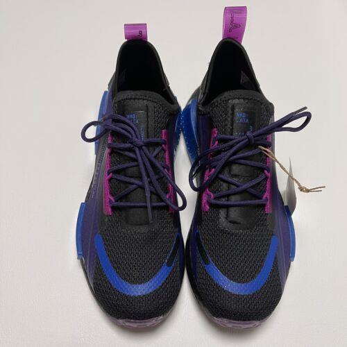 Adidas shoes NMD - Core Black / Dark Purple / Bold Blue 4