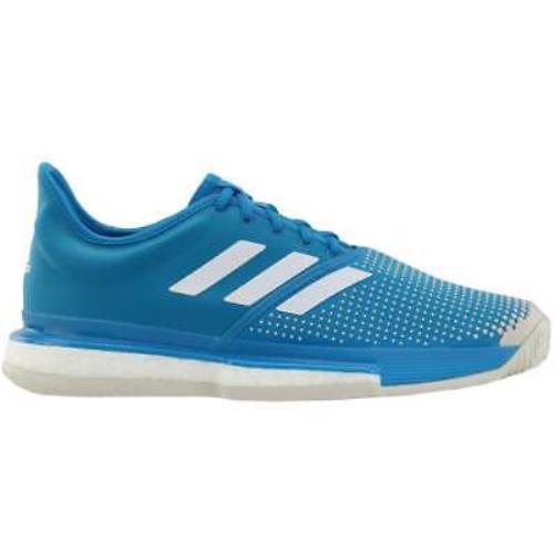 Adidas DB2690 Solecourt Clay Mens Tennis Sneakers Shoes Casual - Blue - Size