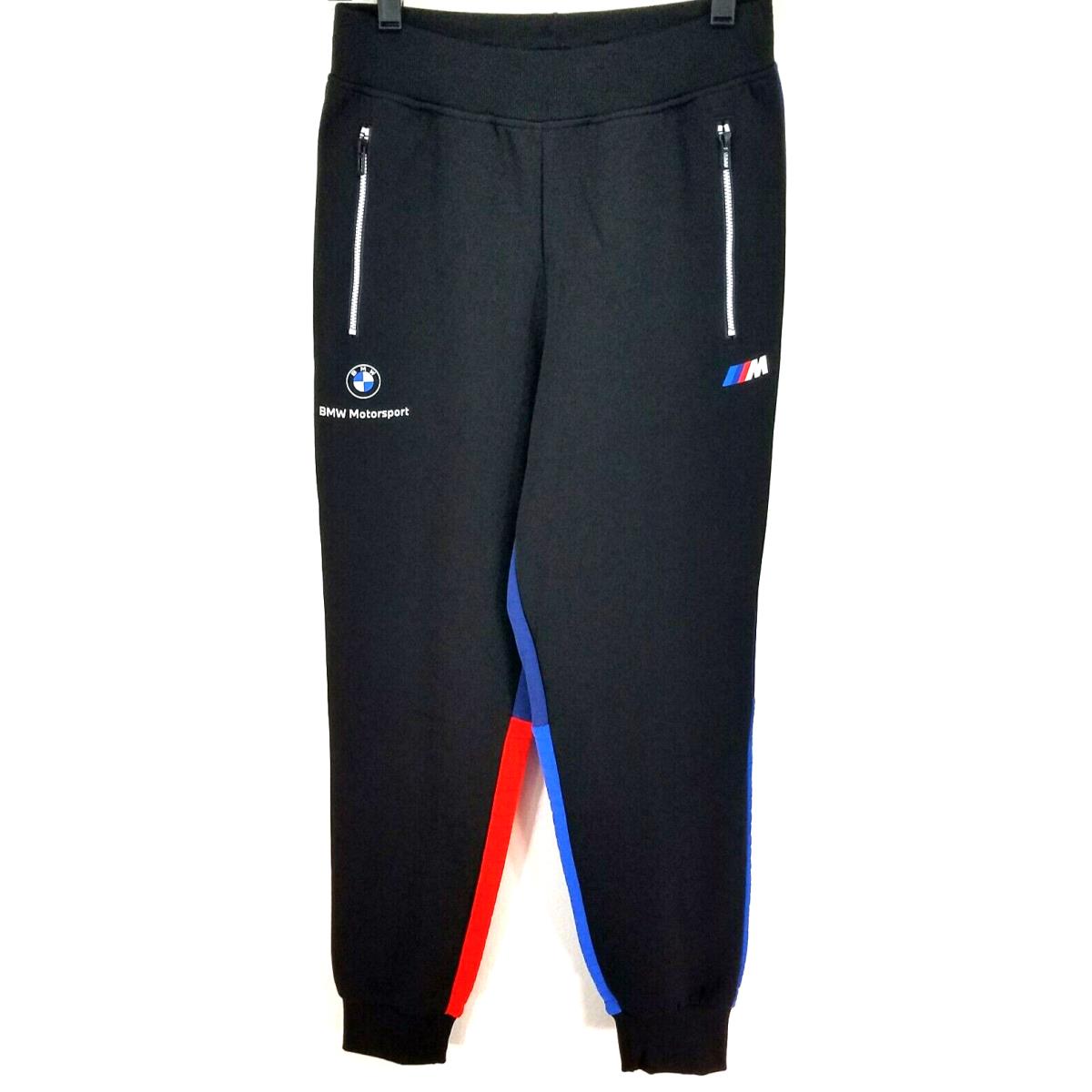 Puma Bmw Motorsport Sweatpants CC Joggers Black Blue Red 531188-04 Men`s S