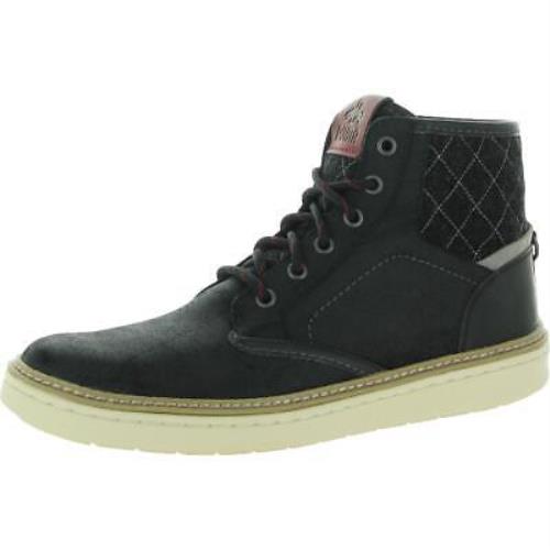 Puma Mens Chukka Black Leather Chukka Boots Shoes 9 Medium D Bhfo 2806