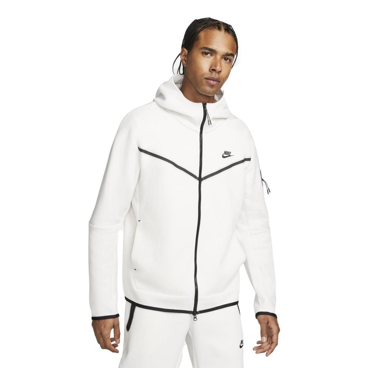Nike Sportswear Men`s Tech Fleece Full-zip Hoodie Phantom/black CU4489-030