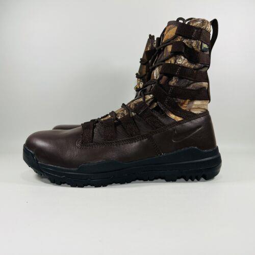 Nike Sfb Gen 2 8`` Realtree Gore-tex Men`s Hiking Shoes Athletic Sneakers Brown