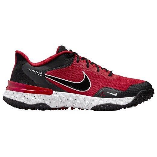 Men Nike Alpha Huarache Elite Turf 3 Shoes Red Black White CK0748 602 Baseball - Red