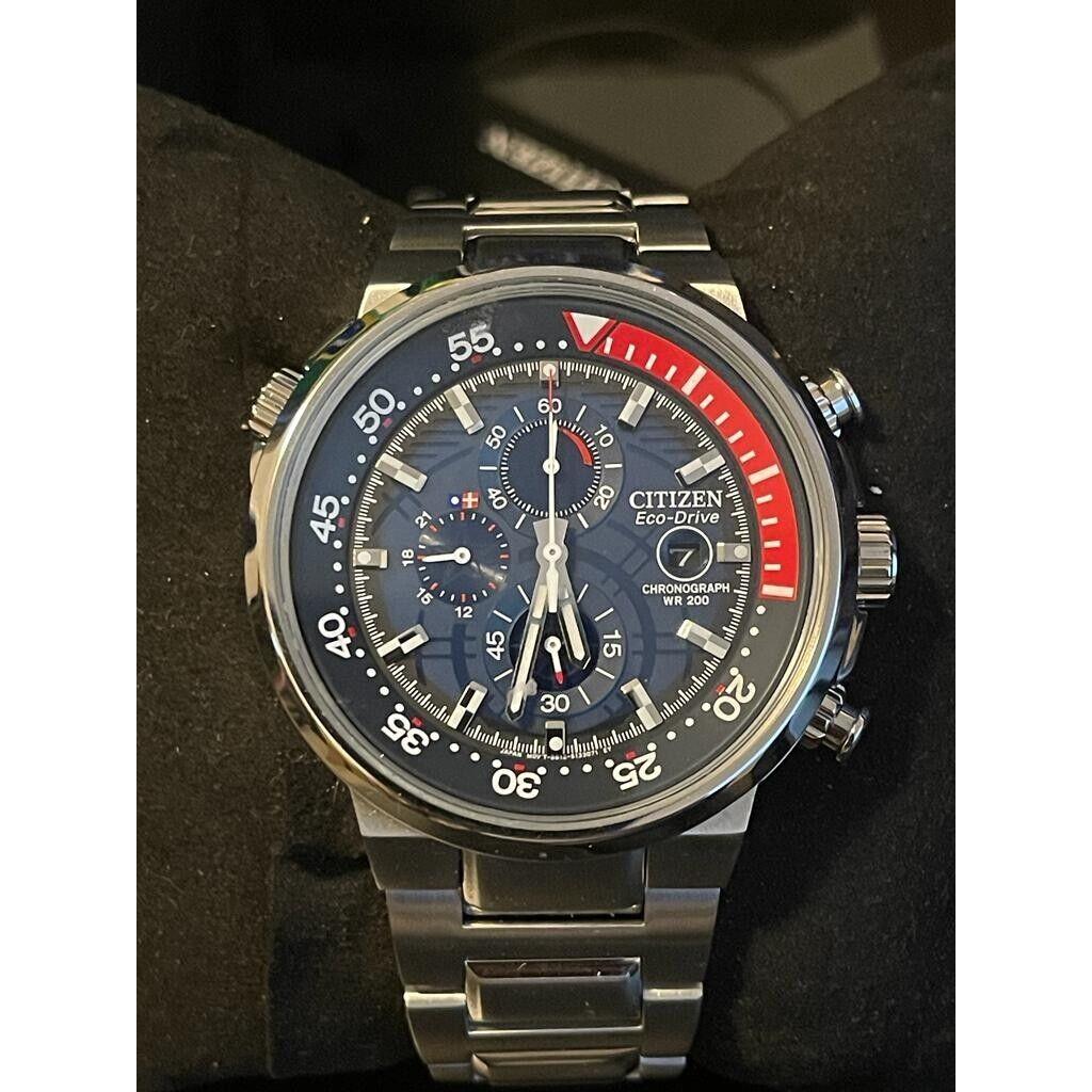 Citizen CA0440-51L Ecodrive Endeavor Stainlesssteel Chronograph Watch