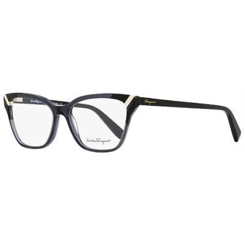 Salvatore Ferragamo Rectangular Eyeglasses SF2843 057 Gray/black 54mm 2843
