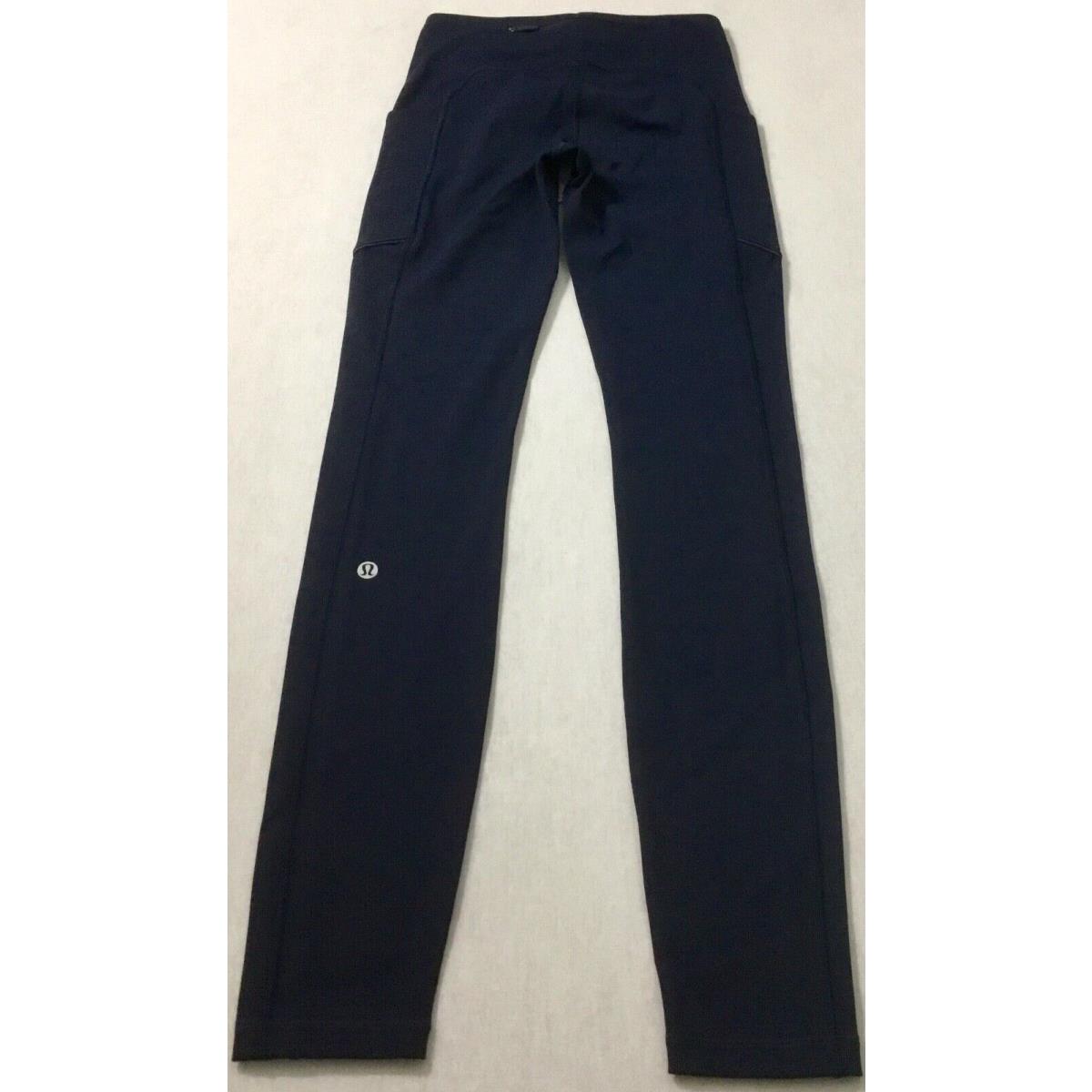 Lululemon Women Speed Up Tight 28 Leggings Luxtreme LW5BMUS Trnv Navy Size 2