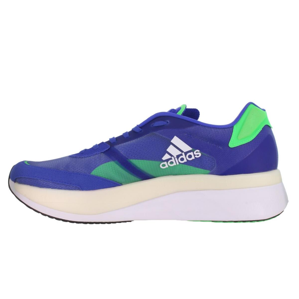 Adidas Men`s Adizero Boston 10 Sonic Ink/white Running Shoes Multiple Size
