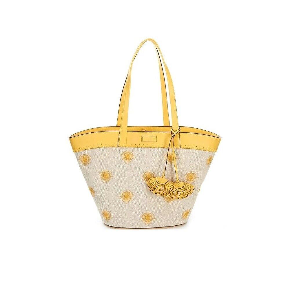 Kate Spade New York Pier Sun Embroidered Canvas Tote Bag Morning Light Multi