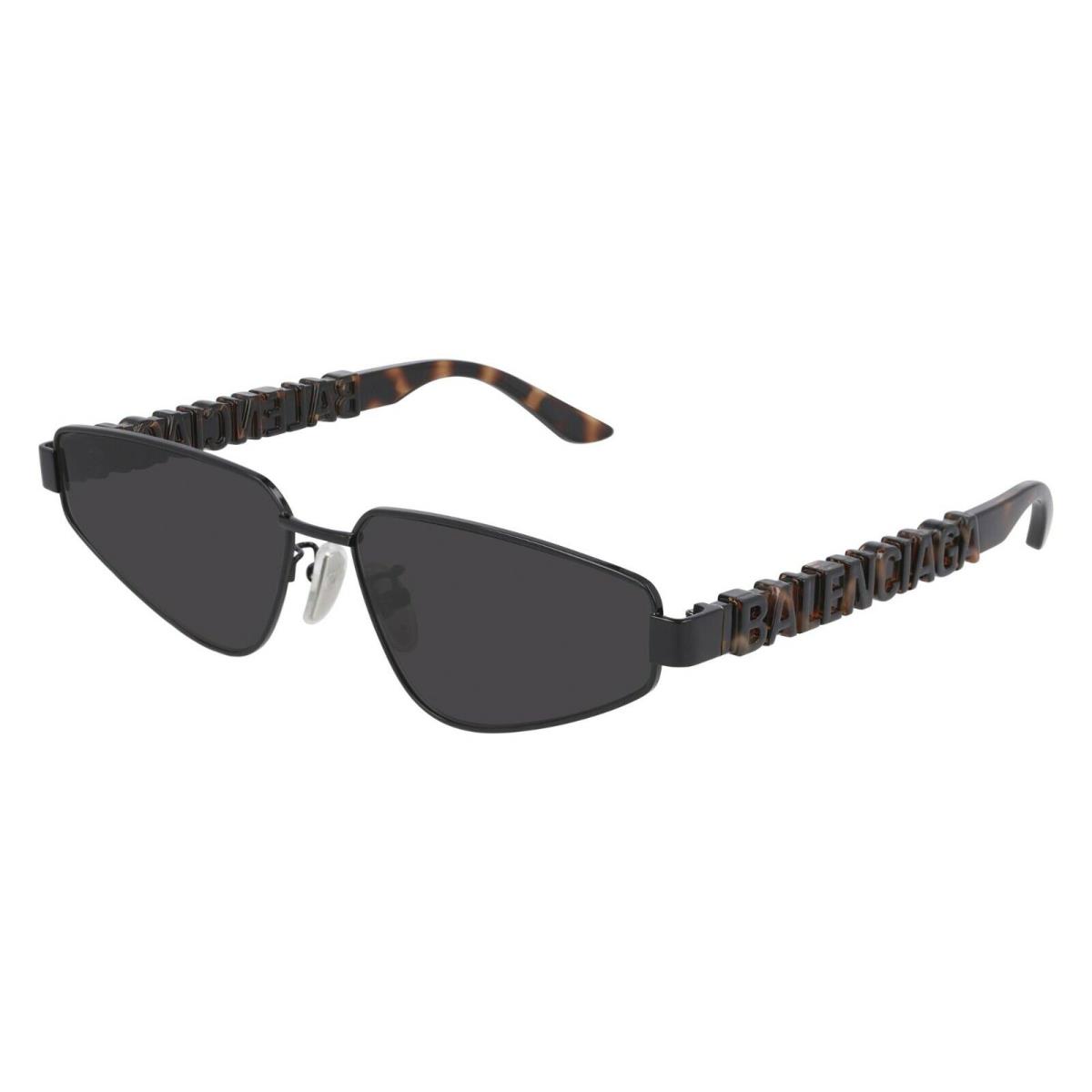 Balenciaga BB0107S Black Havana/grey 002 Sunglasses