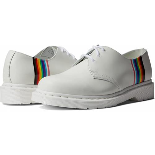 Dr. Martens Unisex-adult Half Shoes White Smooth