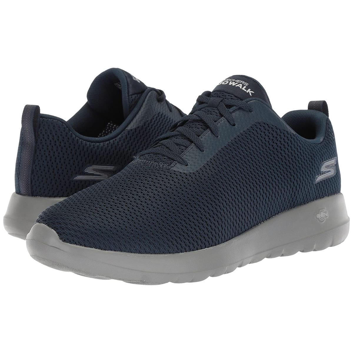 Man`s Sneakers Athletic Shoes Skechers Performance Go Walk Max - 54601 Navy/Gray