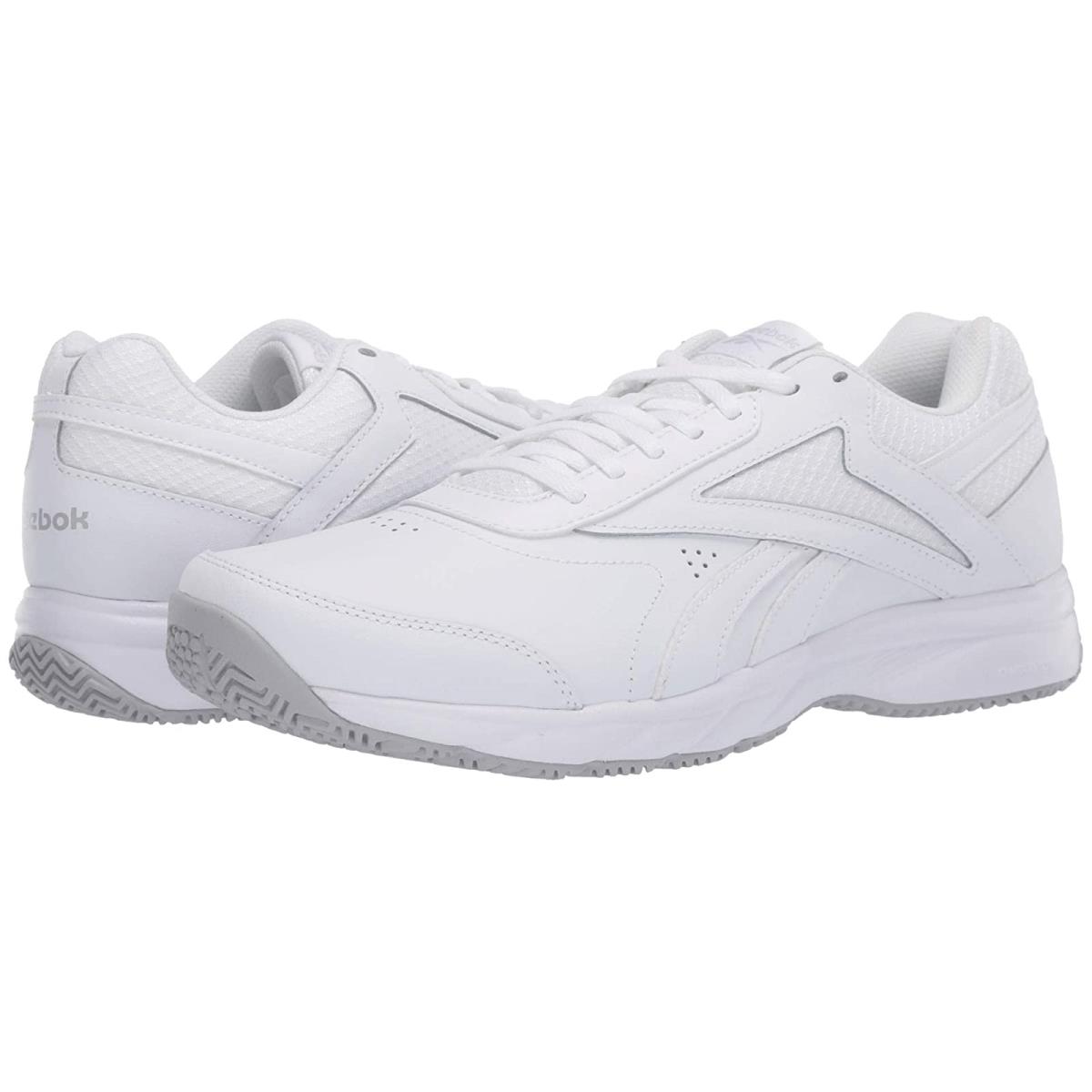 Man`s Sneakers Athletic Shoes Reebok Work N Cushion 4.0 White/Cold Grey/White