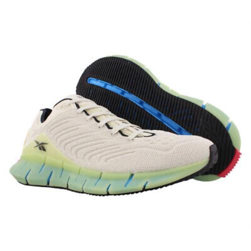 Reebok Zig Kinetica Mens Shoes Size 11.5 Color: Alabaster/citrus Glow/black