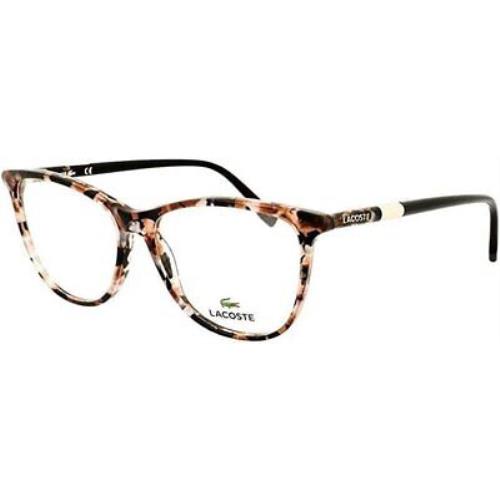 Eyeglasses Lacoste L 2822 002 Marble Black Rose 53mm